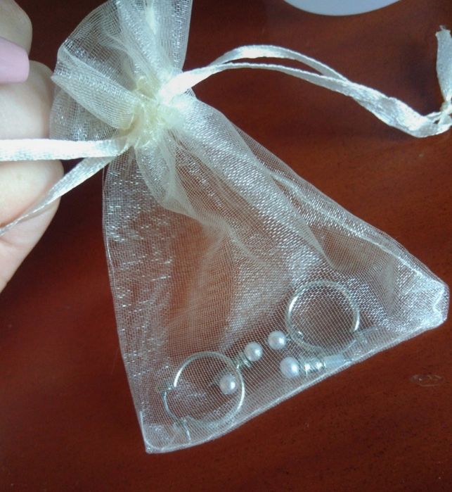 Brincos com pérolas da Pull&Bear