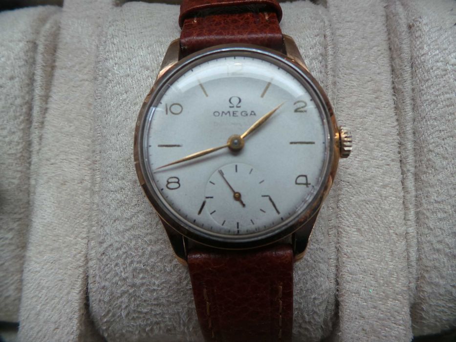 Złoty zegarek omega 14k