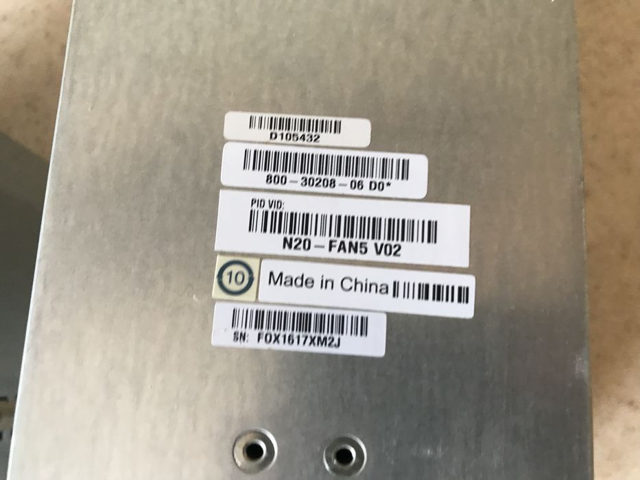 Wentylatory Cisco N20-FAN5 V02 do UCSB-5108 dwie sztuki
