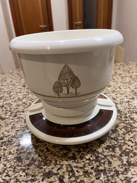 Balança de cozinha com 2 taças