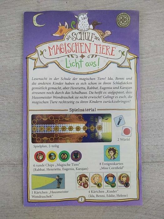 Kosmos Szkoła magicznych zwierząt Gra 7+ DE OPIS