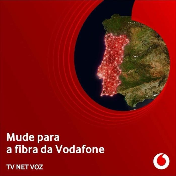 Pacotes Fibra - TV Net Voz Móvel - Vodafone