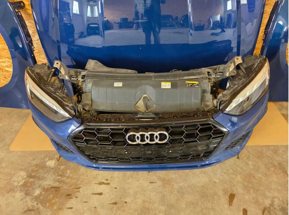 AUDI A5 8W LIFT S-LINE повний передок: бампер, капот, фари, радіатори