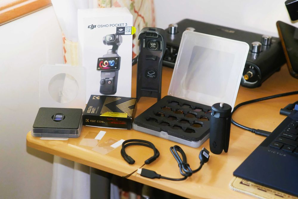 Kit de Filtros Magnéticos para DJI Osmo Pocket 3 e 4 + acessórios