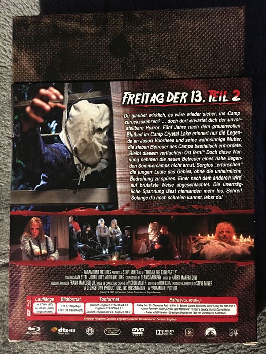 Friday the 13th Blu ray media book