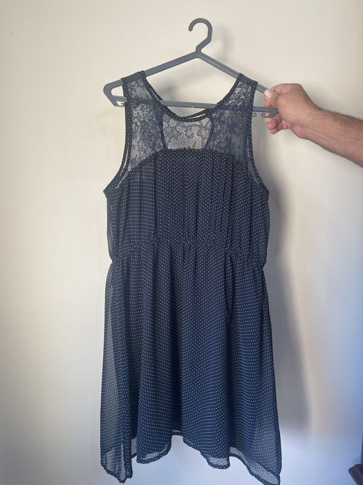 Navy Blue Women's Dress - Size XL