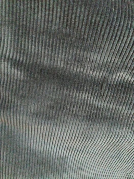 Вельветовые брюки пояс п/о 45 см, р 34/34 темночёрные  фирмА SuperStar