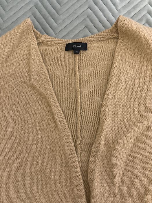 Sweterek damski wełniany marki Solar, rozmiar 36.