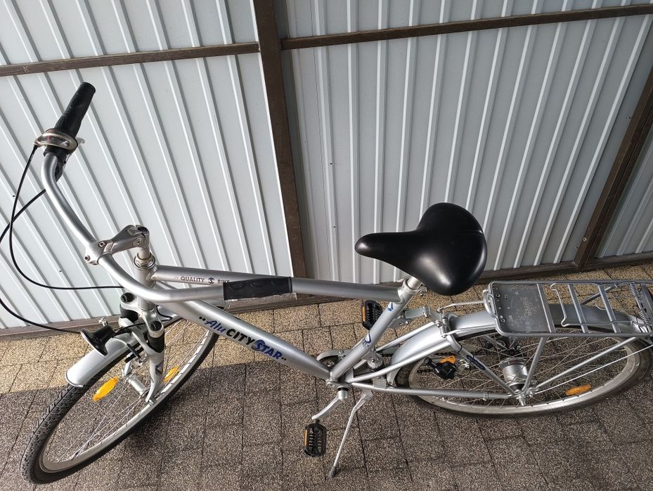 Rower cały aluminiowy