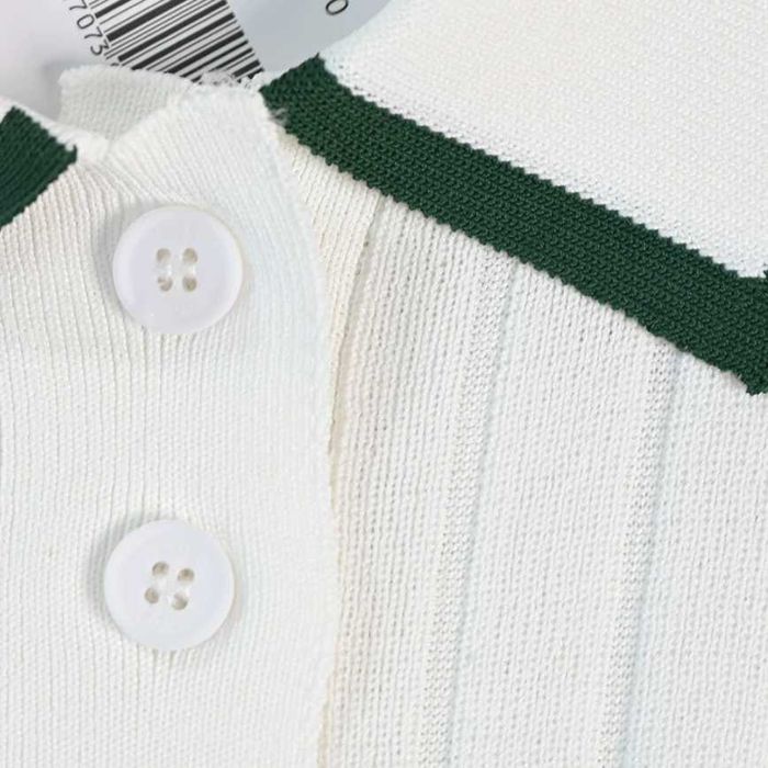 Футболка поло Lacoste XS-L біла і темно-синя