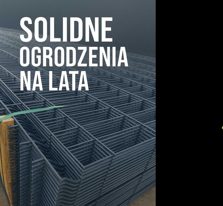 Kompletne ogrodzenie panelowe 123cm fi 4 - 45zł/1mb