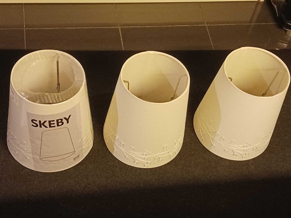3 Abajour 25x23cm Ikea com Decoração branco abajur para candeeiro
