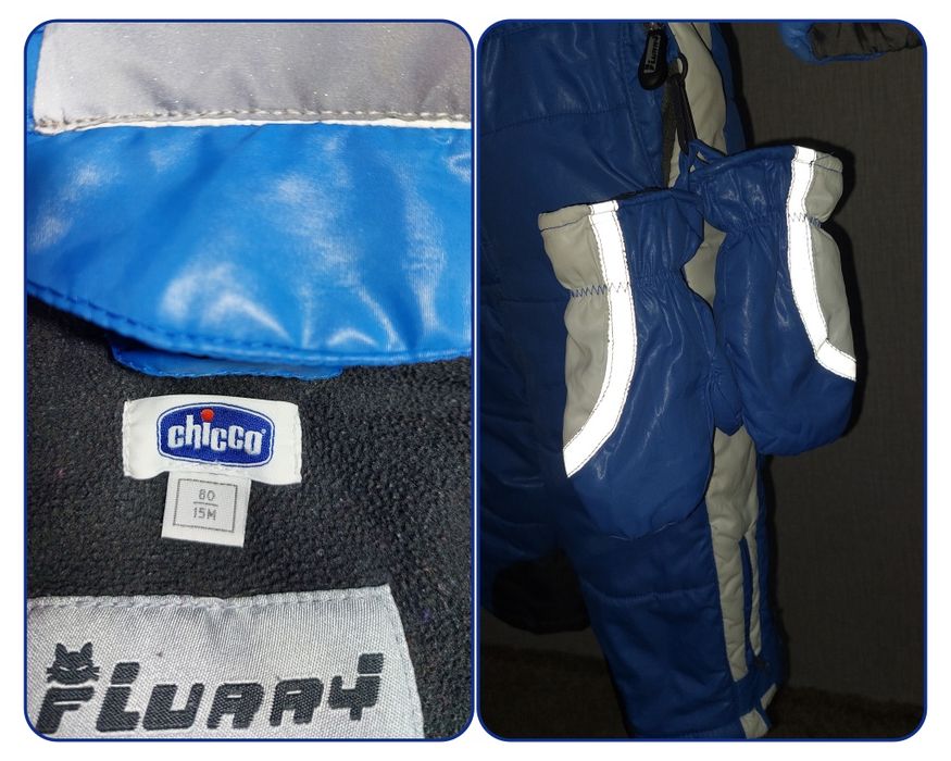 Весенний комбинезон Chicco Flurry. 80 р., на 1-1,3 года.