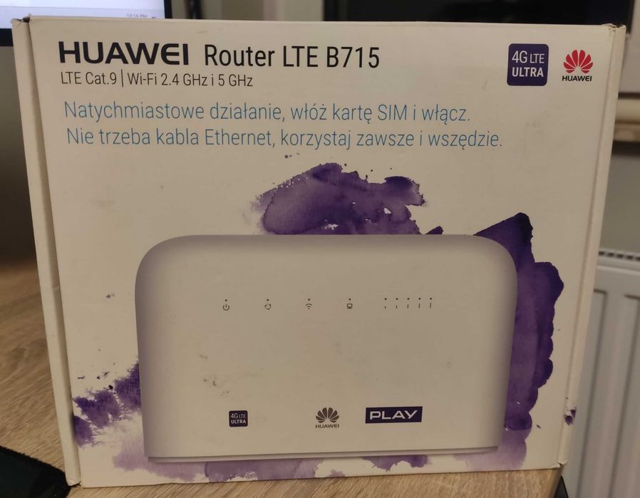 Router Huawei B715 LTE Cat.9 bez simlock Gdańsk Chełm z dzielnicą ...