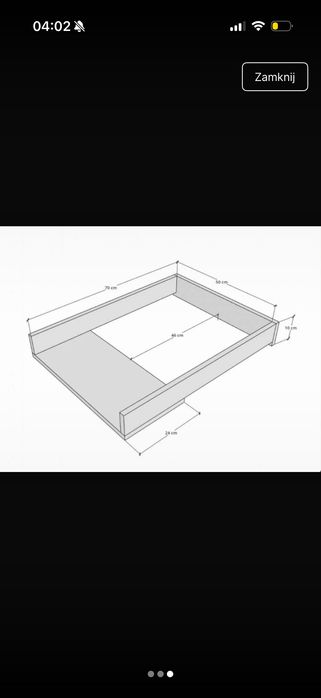 Ikea nakładka przewijak na komodę