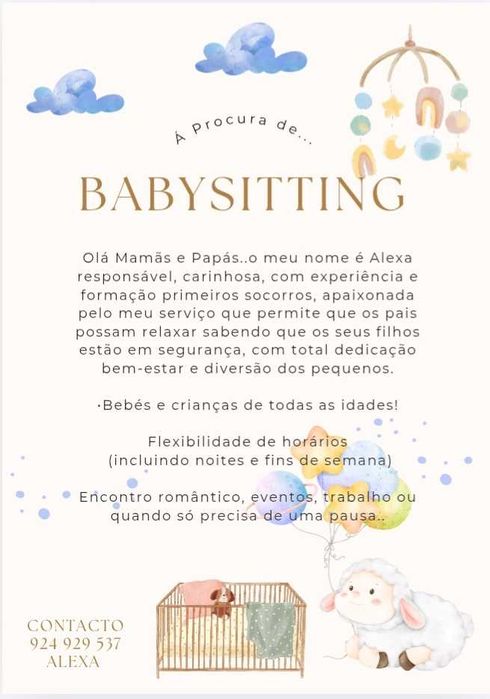 Babysitter ao Domicílio