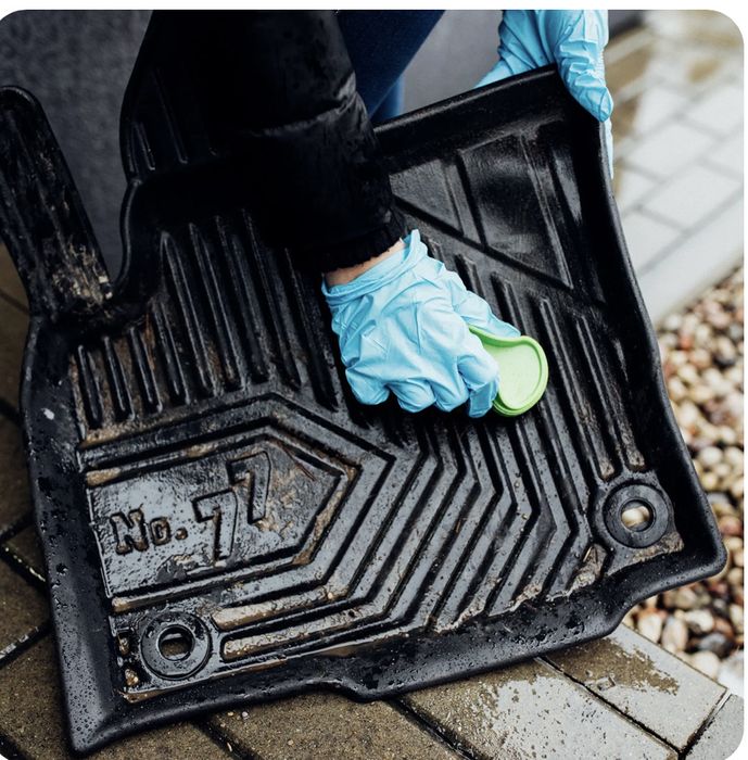 Conjunto de tapetes em borracha