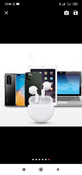 Продам безпровідні блютуз навушники AirPro 6