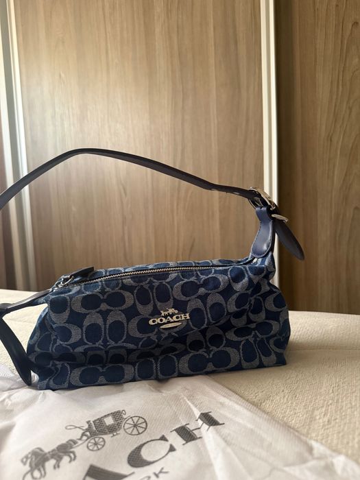 Bolsa de ombro denim Coach