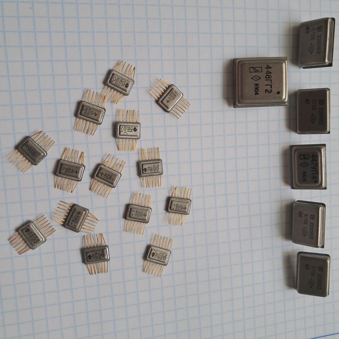 Мікросхеми 134ЛА8А(ТВ1, ТВ14,ИЕ5,ЛБ2А,ЛБ1А), 228УВ2, 447УП4, 448ГГ2