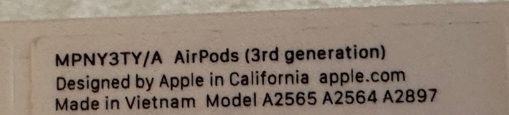 AirPods 3ª geração Apple