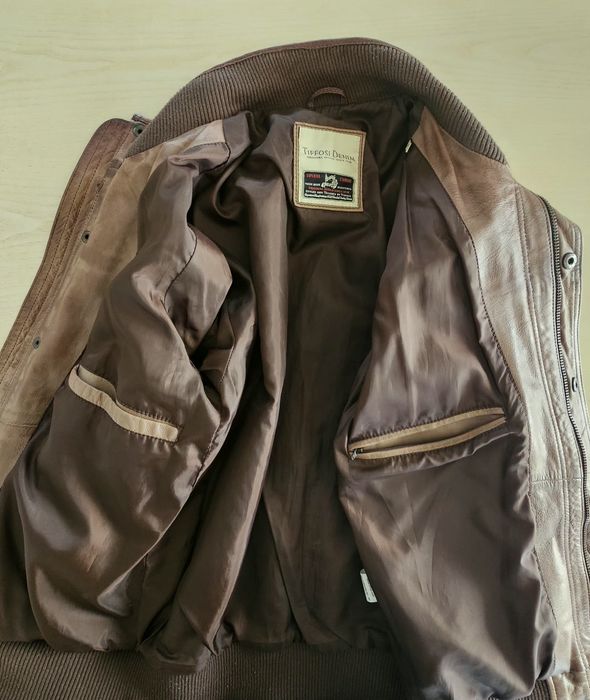 Casaco - Tiffosi Denim- 100% pele genuina