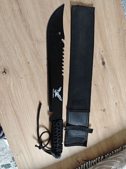 Maczeta czarna 50cm wojskowa taktyczna survivalowa