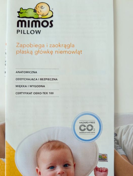 Poduszka ortopedyczna MIMOS S dla niemowląt + poszewka