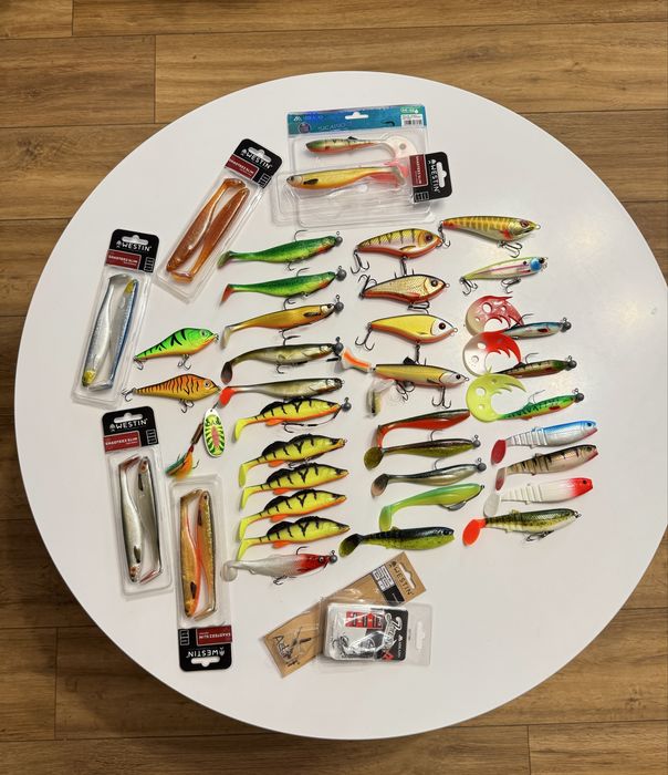 Duży zestaw prznet na szczupaka Westin,Salmo,Savage Gear