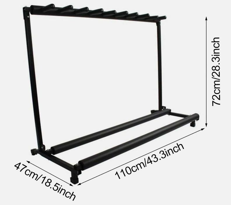 Стойка гитарная для 9-ти гитар (Folding Guitar Rack/Stand)