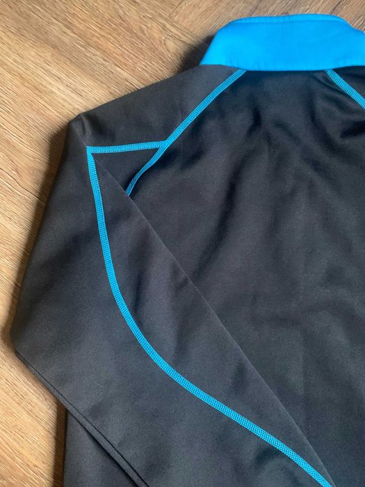 Craft czarno-niebieska bluza sportowa ze ściągaczami i stójką S 36 BDB