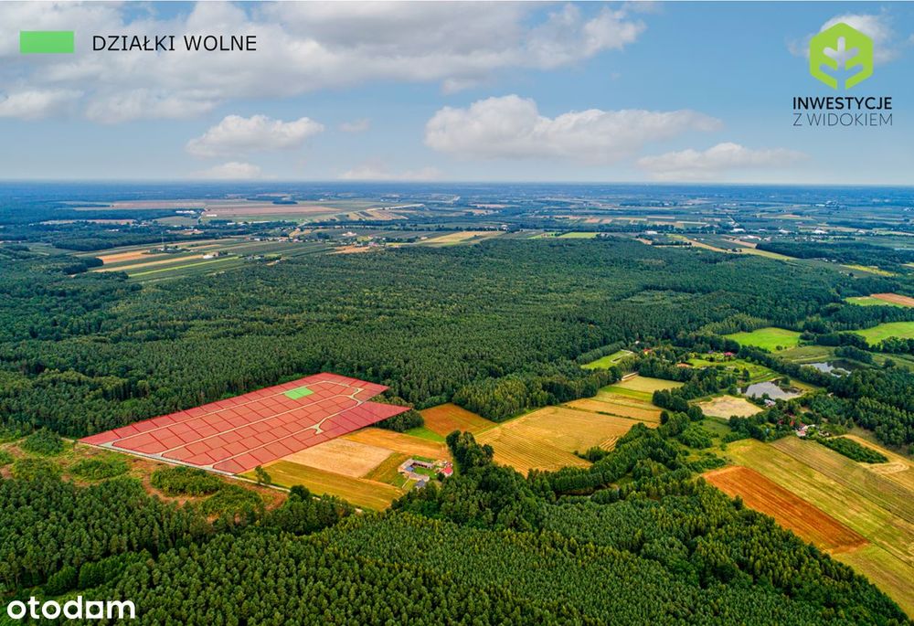 Ostatnie działki w tej cenie - 55 min od Warszawy