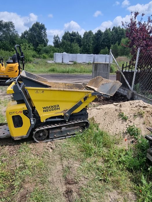 Mini koparka, wozidło samozaładowcze usługi minikoparka