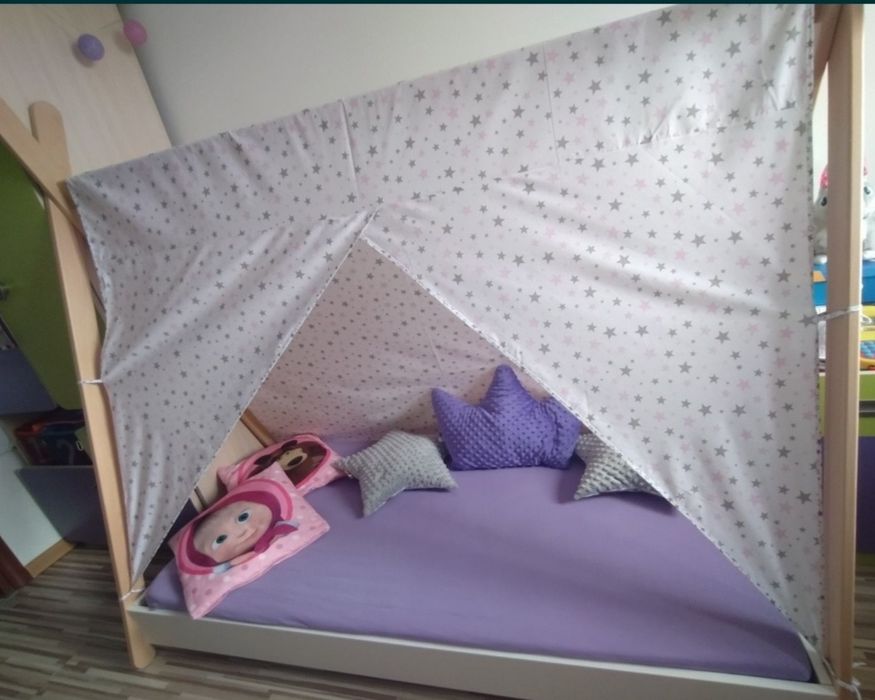 Łóżko dziecięce tipi 160x80 + gratisy stan bardzo dobry!