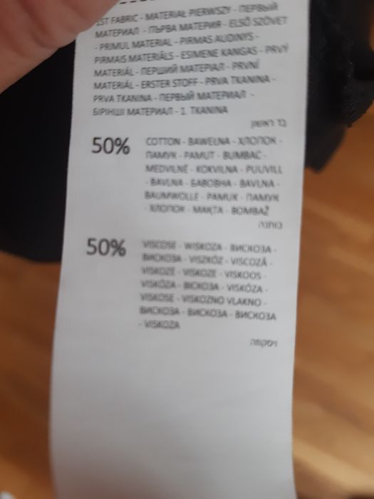 Czarna elegancka bluzka z rękawem 3/4