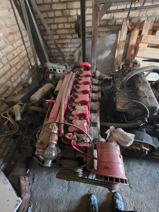 silnik diesel Steyr 6 cylindrowy, sprawny
