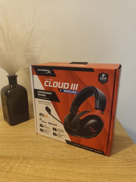 Headset HyperX Cloud III S Wireless/Bluetooth Gaming PC/PS5/Switch/Mac