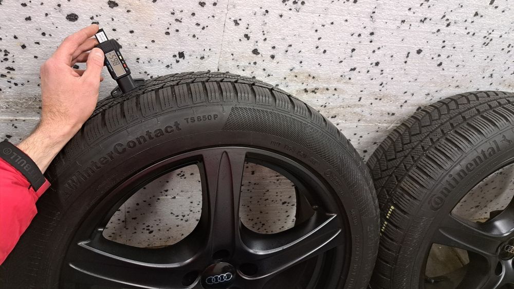 Alufelgi 19  Czarne Audi SQ5  5x112 Opony Zimowe  235/50/19  Continent