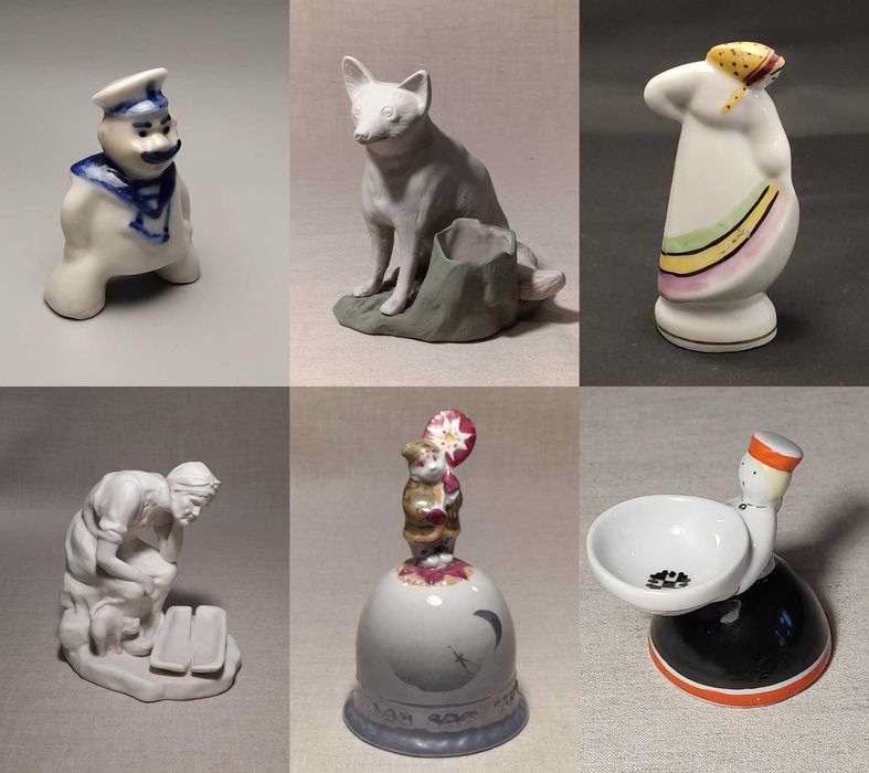 РЕДКИЕ фарфоровые статуэтки СССР скульптура миниатюра фарфор бисквит