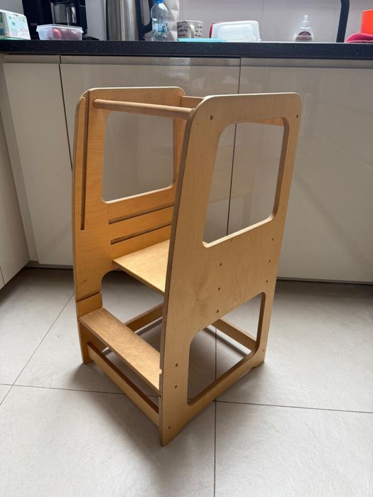 Pomocnik kuchenny kitchen helper drewniany z tablicą