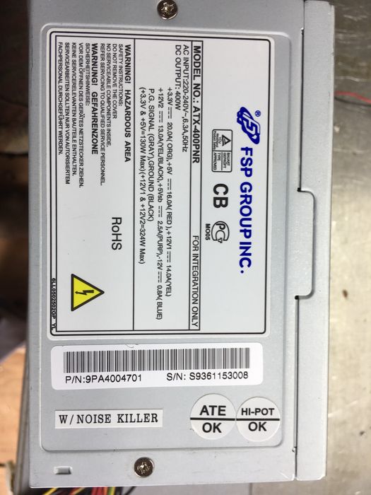 Блоки питания ПК  и ремонт любыхбп