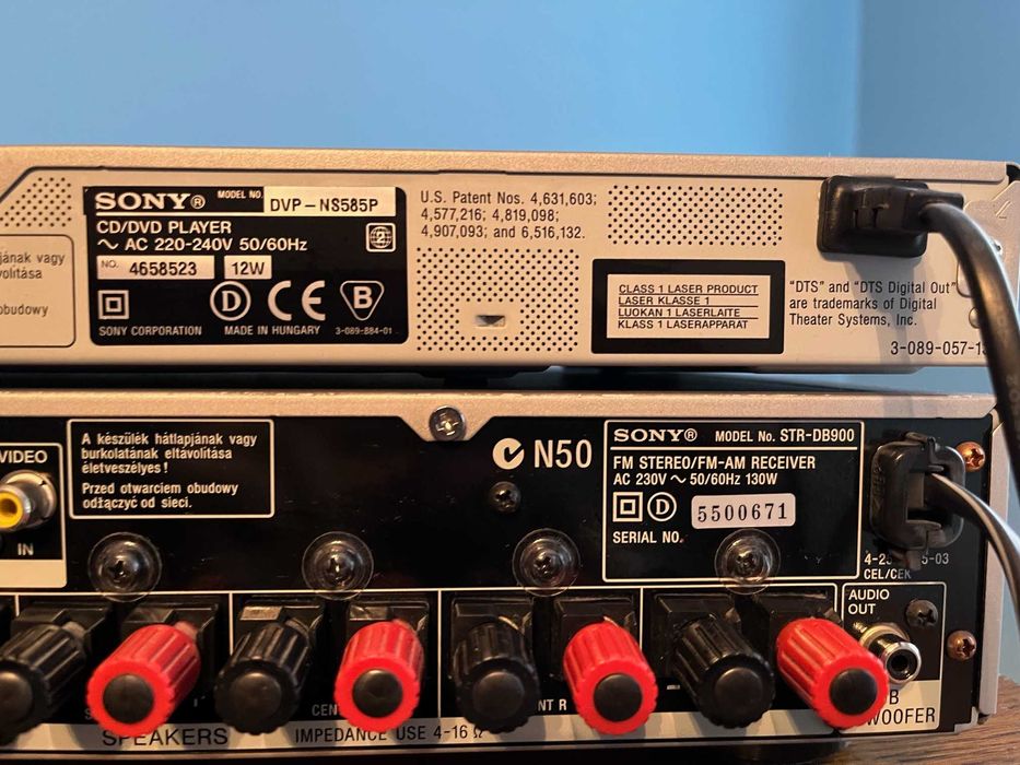 Kino domowe SONY oparte o STR-DB900
