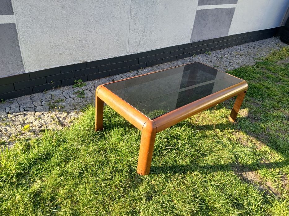 Stolik kawowy szklany blat 107x53 wys 37