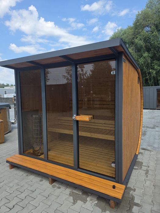 Sauna ogrodowa Horyzont 2,4x2,4m