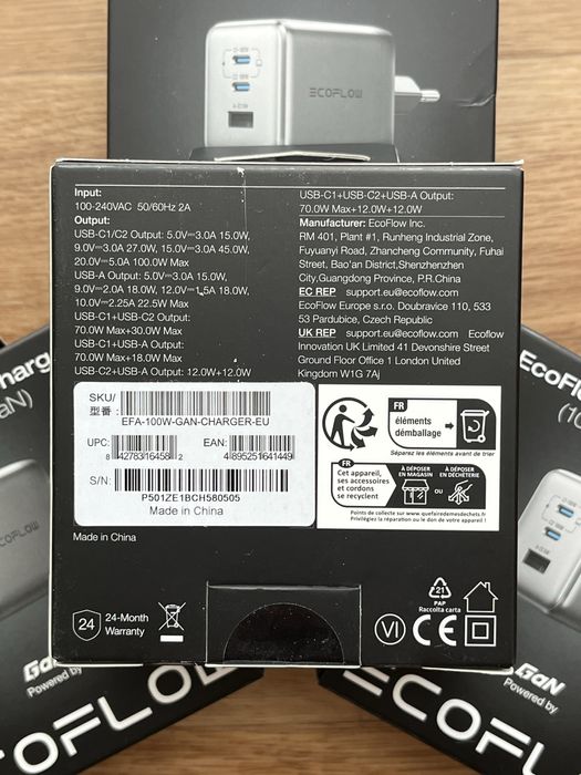 Зарядний пристрій EcoFlow RAPID Pro Charger 100W