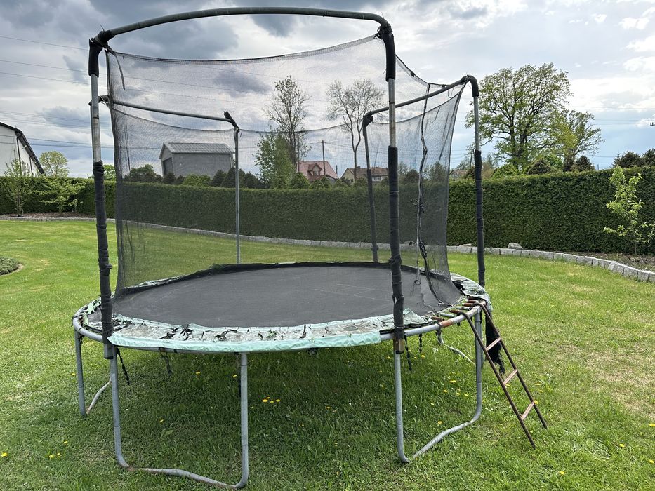 Trampolina Decathlon Domyos 365 cm z drabinką XXL