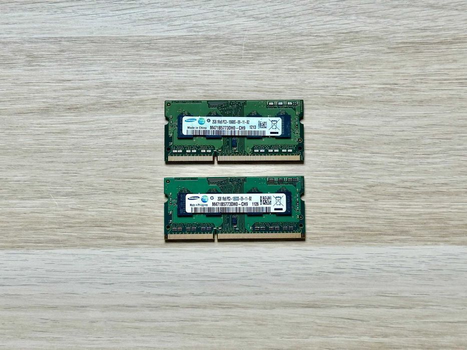 RAM Samsung 4GB DDR3 PC3 10600S 09 11 B2 (2x2GB) – sprawna, testowana