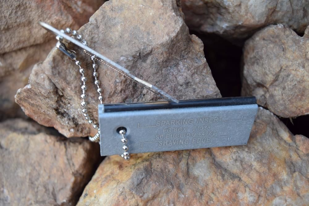 fire starter flint de magnésio do exército para sobrevivência