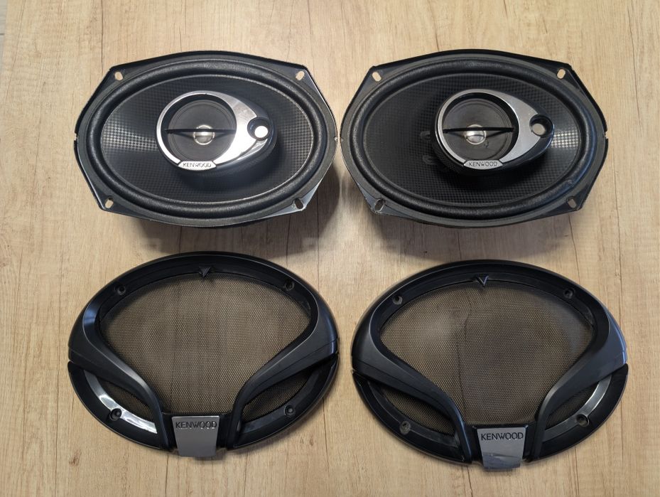 Колонки Kenwood KFC-M6934A, коаксіальна 3-смугова акустика 6х9"