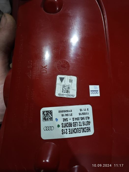 Lampy tył Audi Q7 4L lift